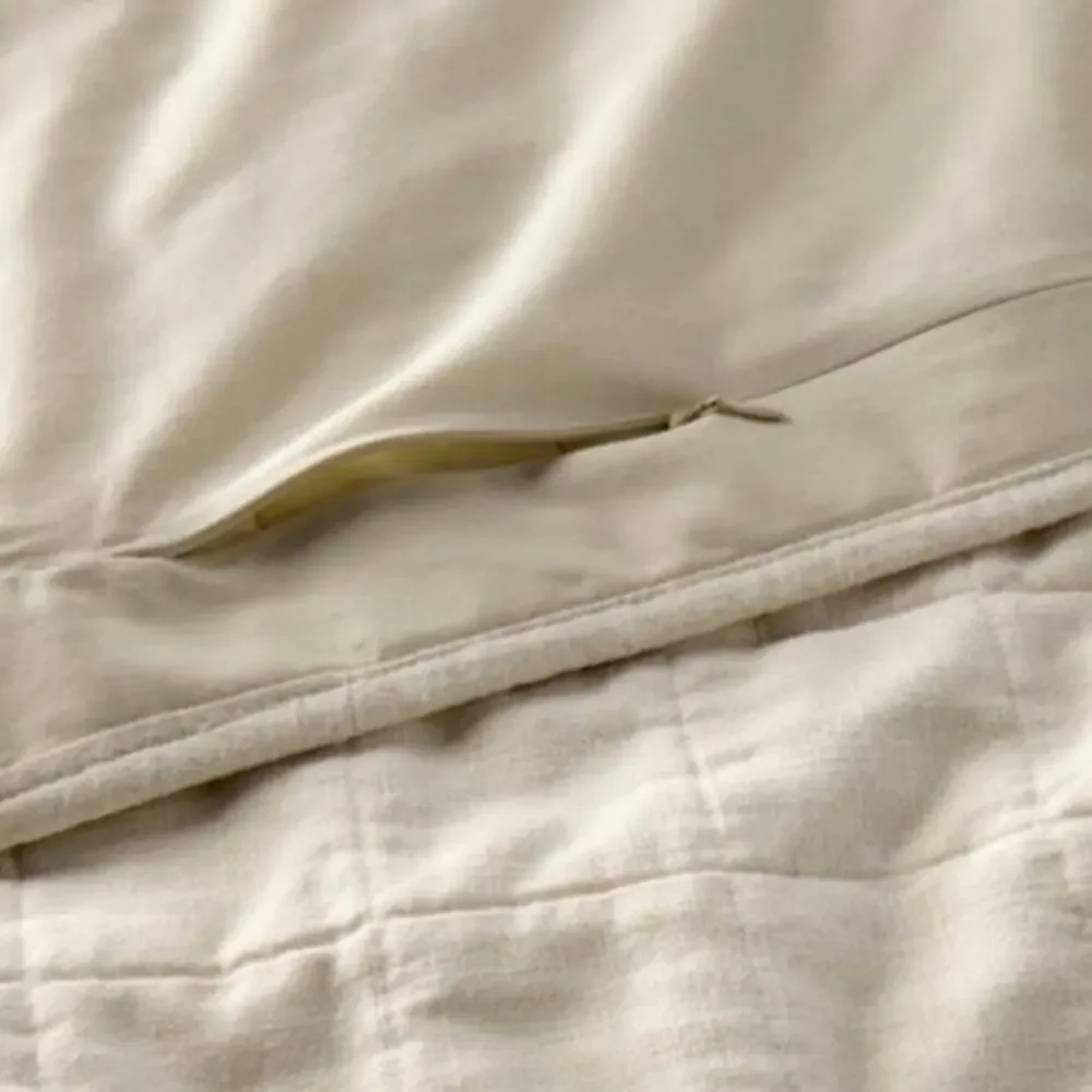 Casaluna only 1 king size Heavyweight LinenBlend Quilt sham Cotton New NWT